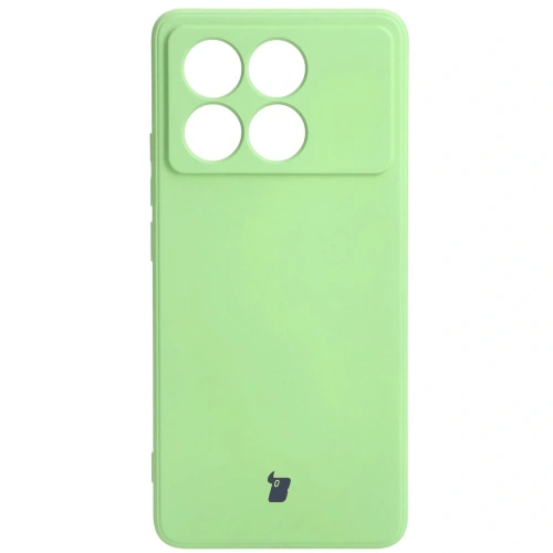Kup Etui Bizon Case Silicone Sq do Xiaomi Poco X6 Pro jasnozielone - BIZ4346 - {ean13} - Sklep Home Screen