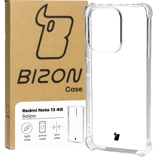 Kup Elastické pouzdro Bizon Case Salpa pro Xiaomi Redmi Note 13 4G průhledné - BIZ4347 - {ean13} - Sklep Home Screen