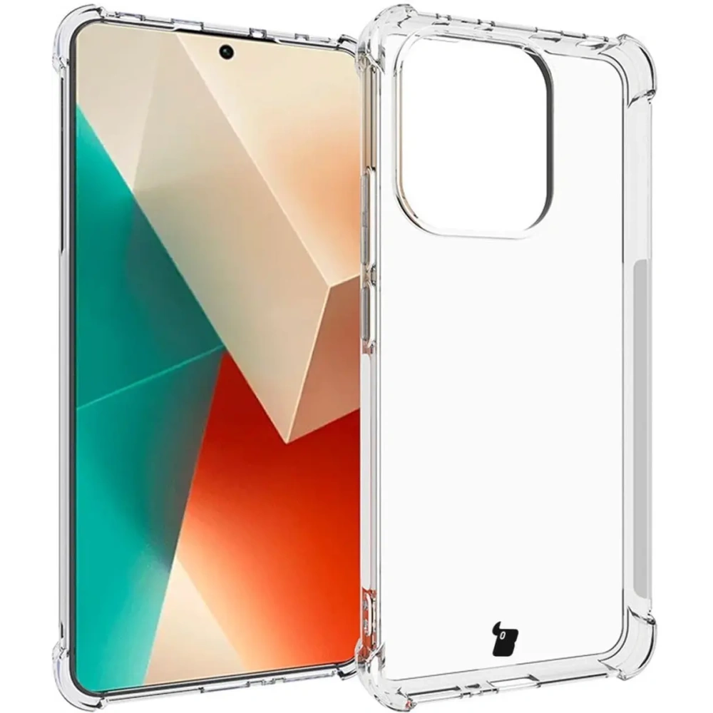 Elastyczne etui Bizon Case Salpa do Xiaomi Redmi Note 13 4G przezroczyste