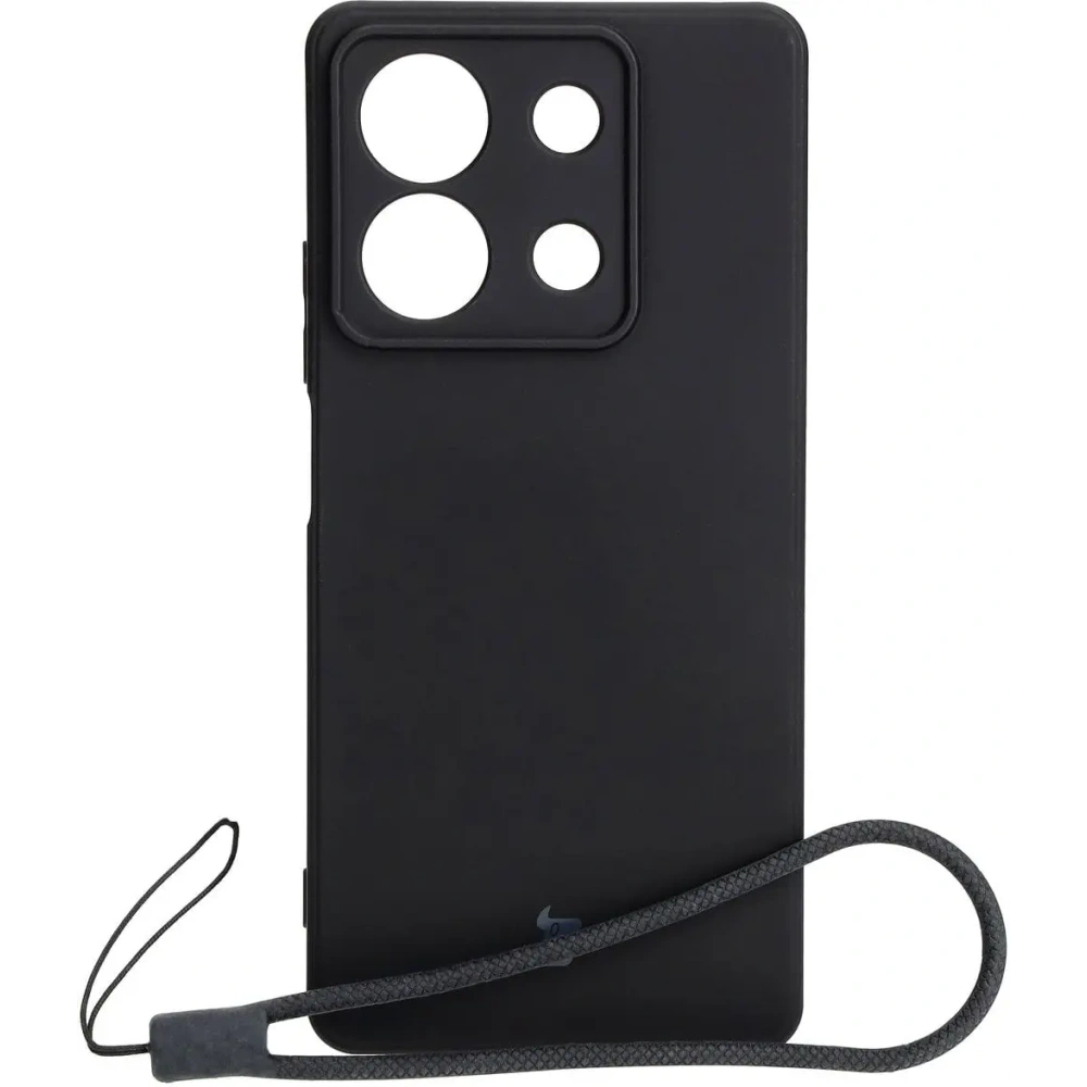 Etui Bizon Case Silicone Sq do Xiaomi Redmi Note 13 5G czarne