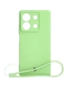 Bizon Case Szilikon Sq Xiaomi Redmi Note 13 5G világos zöld
