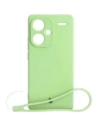 Bizon Case Silikon Sq Xiaomi Redmi Note 13 Pro+ 5G hellgrün