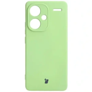 Bizon Case Silicone Sq Xiaomi Redmi Note 13 Pro+ 5G light green
