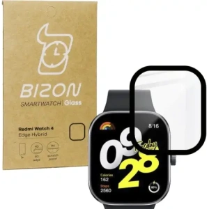 Buy Bizon Glass Watch Edge Hybrid Redmi Watch 4 black - BIZ4356 - {ean13} - Home Screen Store Europe