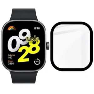 Buy Bizon Glass Watch Edge Hybrid Redmi Watch 4 black - BIZ4356 - {ean13} - Home Screen Store Europe