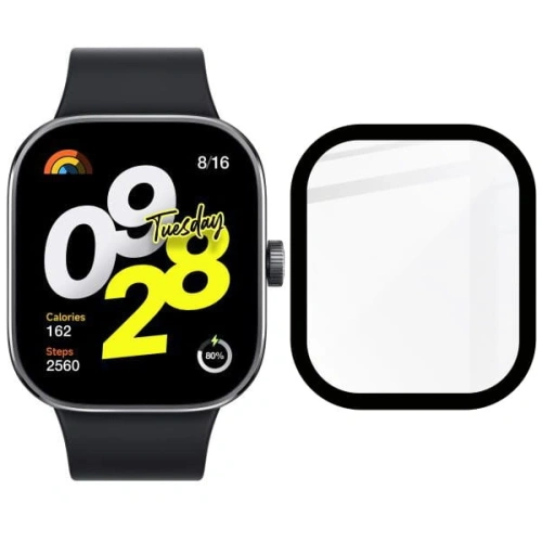 Kup Szkło hybrydowe Bizon Glass Watch Edge Hybrid do Redmi Watch 4 czarne - BIZ4356 - {ean13} - Sklep Home Screen