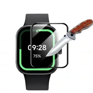 Buy Bizon Glass Watch Edge Hybrid Redmi Watch 4 black - BIZ4356 - {ean13} - Home Screen Store Europe
