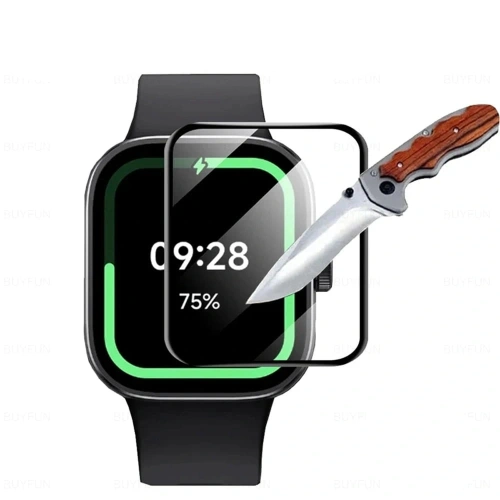 Kup Szkło hybrydowe Bizon Glass Watch Edge Hybrid do Redmi Watch 4 czarne - BIZ4356 - {ean13} - Sklep Home Screen