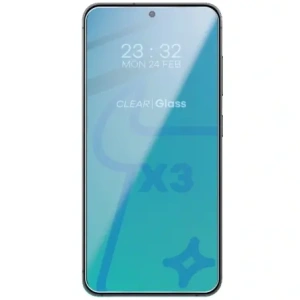 Buy BIZON Clear 3x screen glass + camera glass Samsung Galaxy S24 - BIZ4357 - {ean13} - Home Screen Store Europe