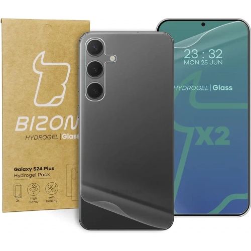Kup Fólie hydrogelová na zadní a přední stranu Bizon Glass Hydrogel Pack do Samsung Galaxy S24 Plus - BIZ4360 - {ean13} - Sklep Home Screen