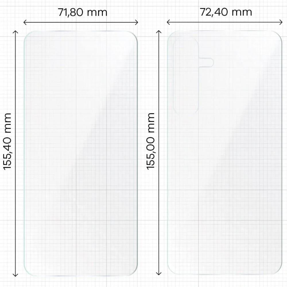 Folia hydrożelowa na tył i przód Bizon Glass Hydrogel Pack do Samsung Galaxy S24 Plus