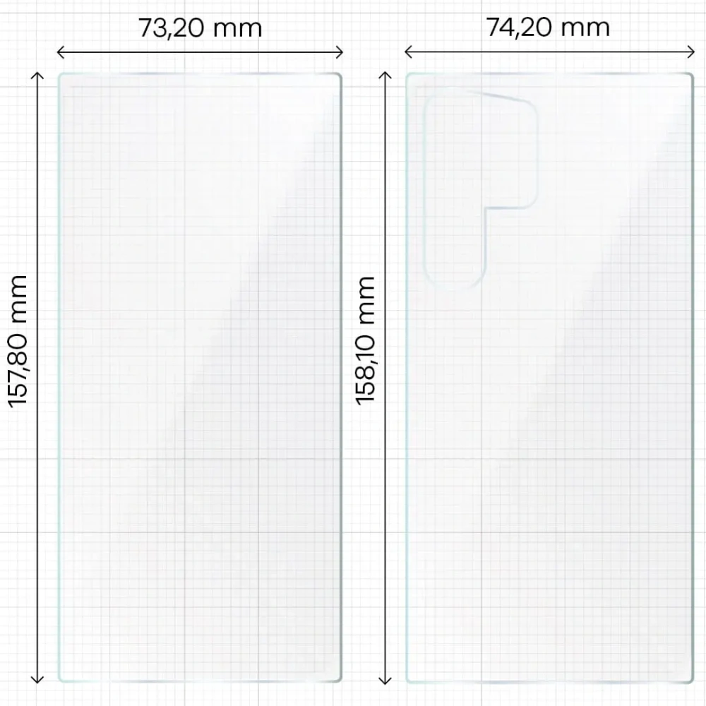 Folia hydrożelowa na tył i przód Bizon Glass Hydrogel Pack do Samsung Galaxy S24 Ultra