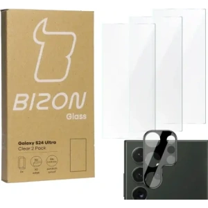 Kup BIZON Clear 3x Bildschirmglas + Kameraglas Samsung Galaxy S24 Ultra - BIZ4363 - {ean13} - Sklep Home Screen