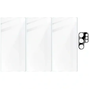 Kup BIZON Clear 3x Bildschirmglas + Kameraglas Samsung Galaxy S24 Ultra - BIZ4363 - {ean13} - Sklep Home Screen