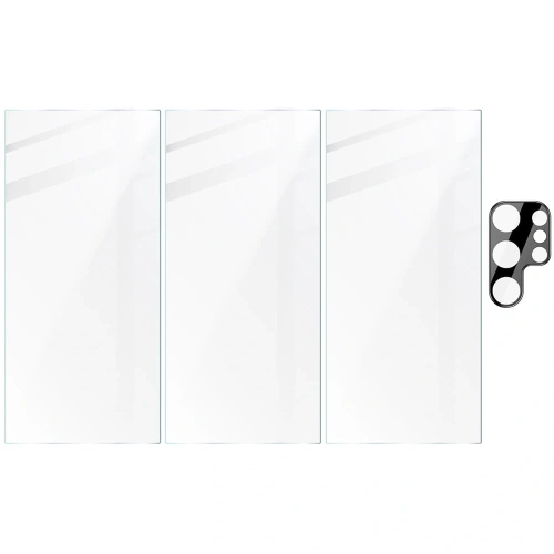 Kup BIZON Clear 3x sticlă pentru ecran + sticlă pentru cameră Samsung Galaxy S24 Ultra - BIZ4363 - {ean13} - Sklep Home Screen