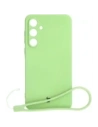 Etui Bizon Case Silicone do Samsung Galaxy A55 5G jasně zelené