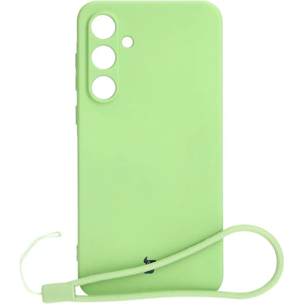 Etui Bizon Case Silicone do Samsung Galaxy A55 5G jasnozielone