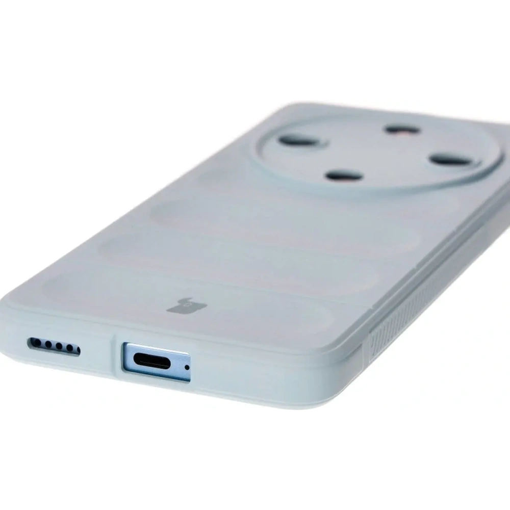 Pancerne etui Bizon Case Tur do Honor Magic6 Lite jasnoniebieskie