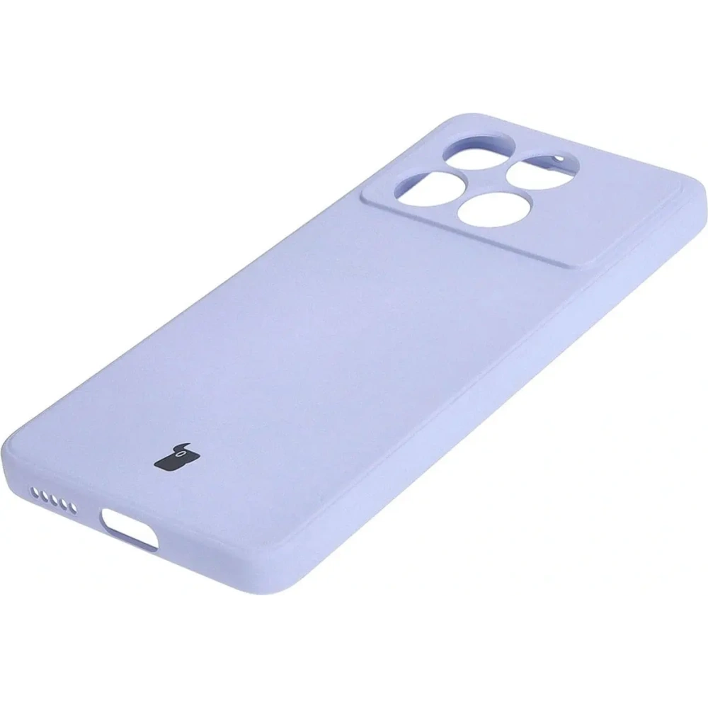 Etui Bizon Case Silicone Sq do Xiaomi Poco X6 Pro jasnofioletowe