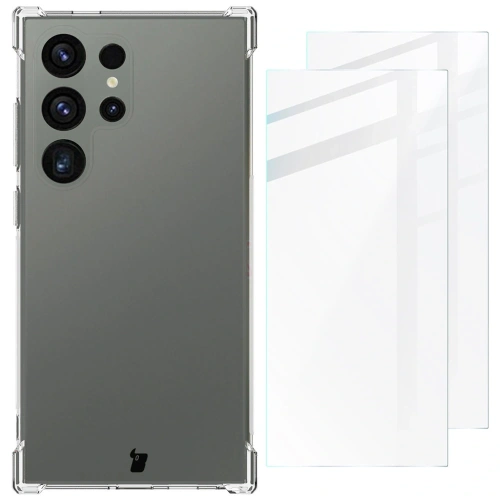 Buy Bizon Case Clear Pack case + 2x screen glass Samsung Galaxy S24 Ultra clear - BIZ4371 - {ean13} - Home Screen Store Europe