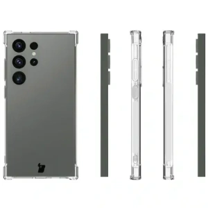 Kup Bizon Case Clear Pack-Hülle + 2x Displayschutzglas Samsung Galaxy S24 Ultra klar - BIZ4371 - {ean13} - Sklep Home Screen