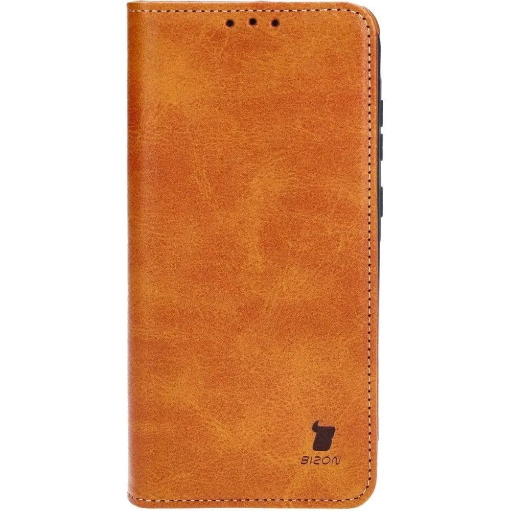 Etui z klapką Bizon Case Pocket Pro do Samsung Galaxy A35 5G brązowe