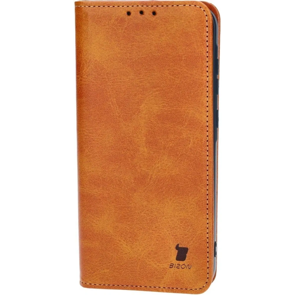 Etui z klapką Bizon Case Pocket Pro do Samsung Galaxy A35 5G brązowe