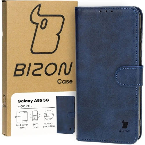 Kup Bizon tok zsebbe Samsung Galaxy A55 5G sötétkék - BIZ4375 - {ean13} - Sklep Home Screen