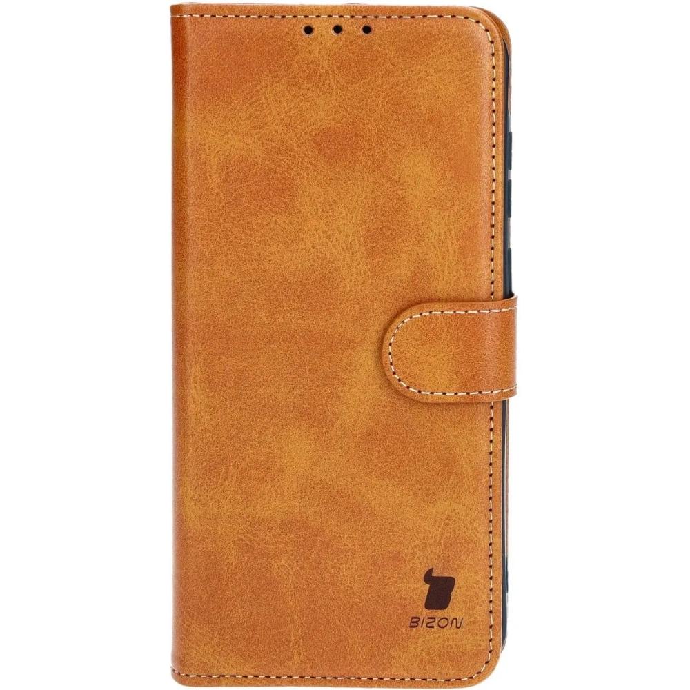 Etui z klapką Bizon Case Pocket do Samsung Galaxy A55 5G brązowe