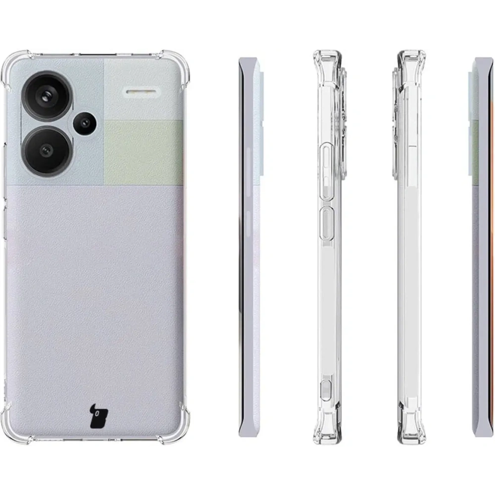 Elastyczne etui Bizon Case Salpa do Xiaomi Redmi Note 13 Pro+ 5G przezroczyste