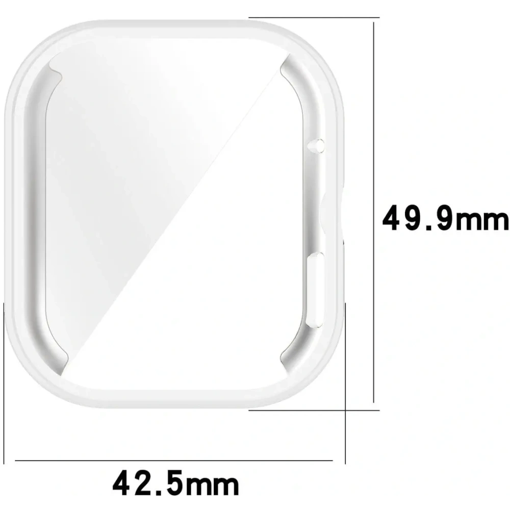 Etui z osłoną ekranu Bizon Case Watch Felipe do Xiaomi Redmi Watch 4 przezroczyste