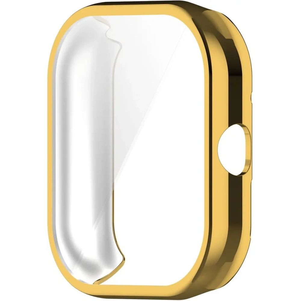 Etui z osłoną ekranu Bizon Case Watch Felipe do Xiaomi Redmi Watch 4 złote