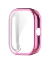 Etui z osłoną ekranu Bizon Case Watch Felipe do Xiaomi Redmi Watch 4 różowe