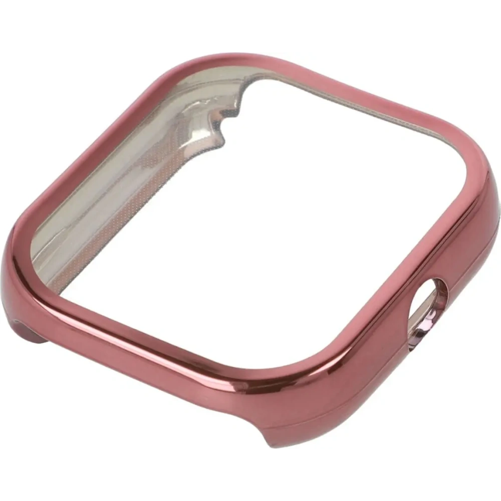 Etui z osłoną ekranu Bizon Case Watch Felipe do Xiaomi Redmi Watch 4 różowe