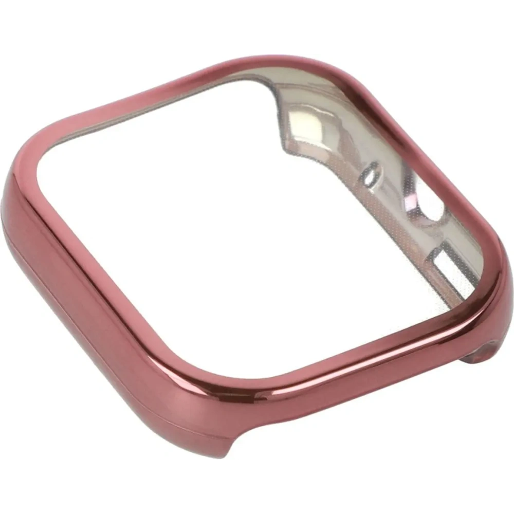 Etui z osłoną ekranu Bizon Case Watch Felipe do Xiaomi Redmi Watch 4 różowe