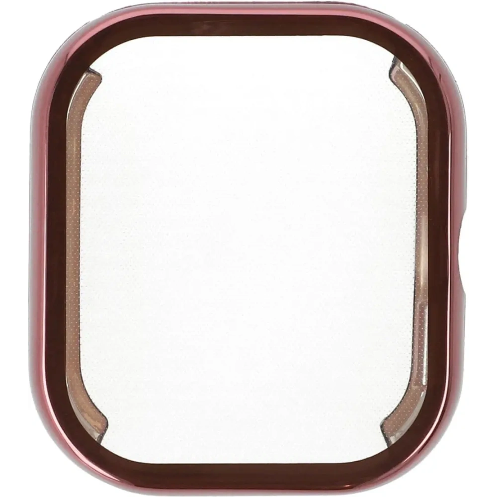 Etui z osłoną ekranu Bizon Case Watch Felipe do Xiaomi Redmi Watch 4 różowe