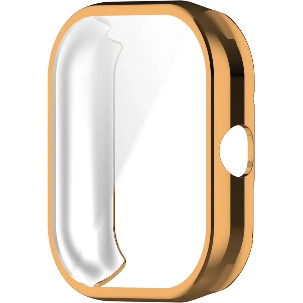 Etui z osłoną ekranu Bizon Case Watch Felipe do Xiaomi Redmi Watch 4 różowozłote