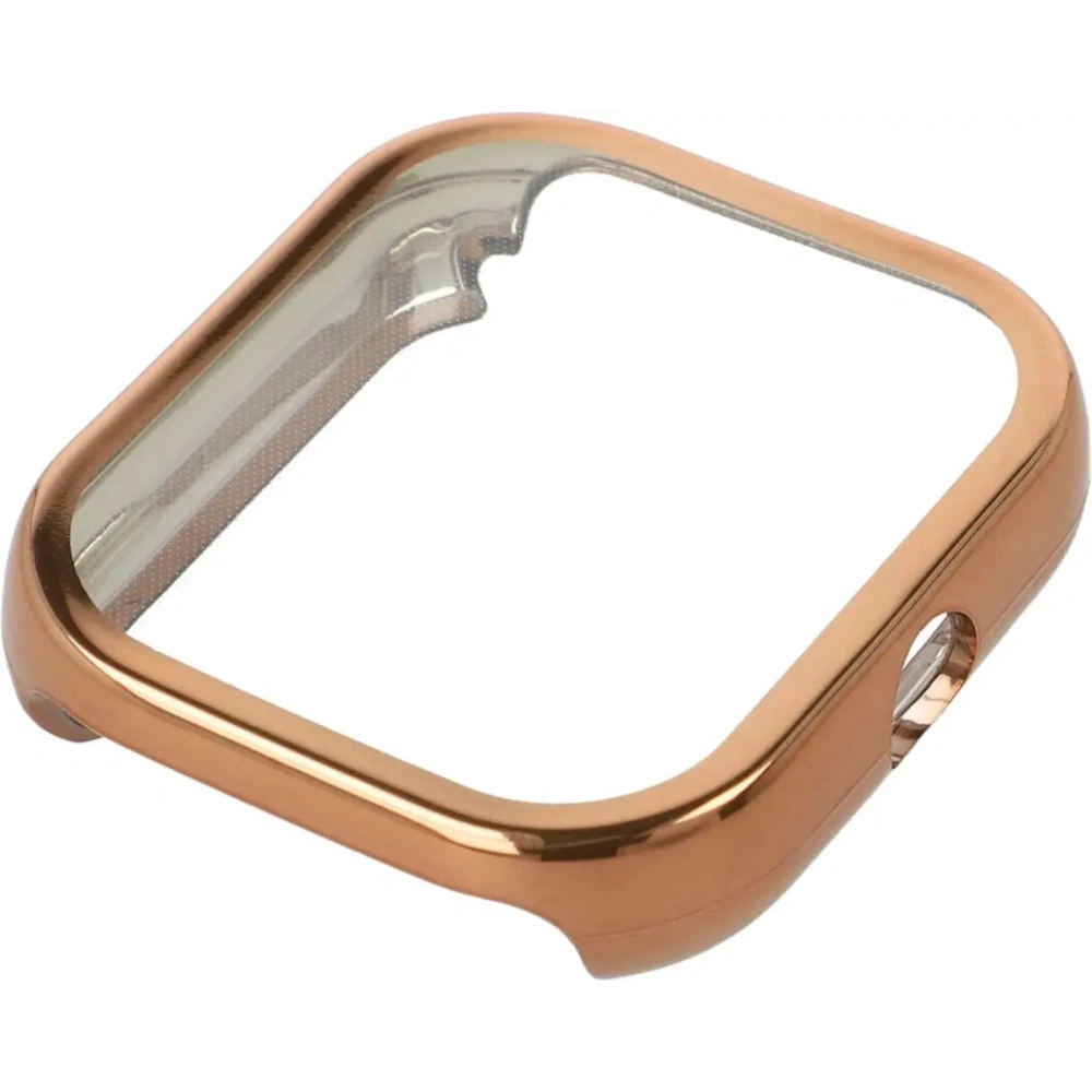 Etui z osłoną ekranu Bizon Case Watch Felipe do Xiaomi Redmi Watch 4 różowozłote