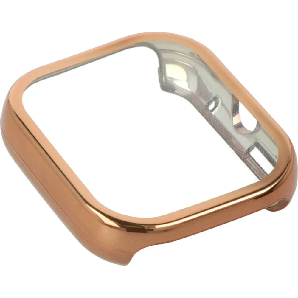 Etui z osłoną ekranu Bizon Case Watch Felipe do Xiaomi Redmi Watch 4 różowozłote