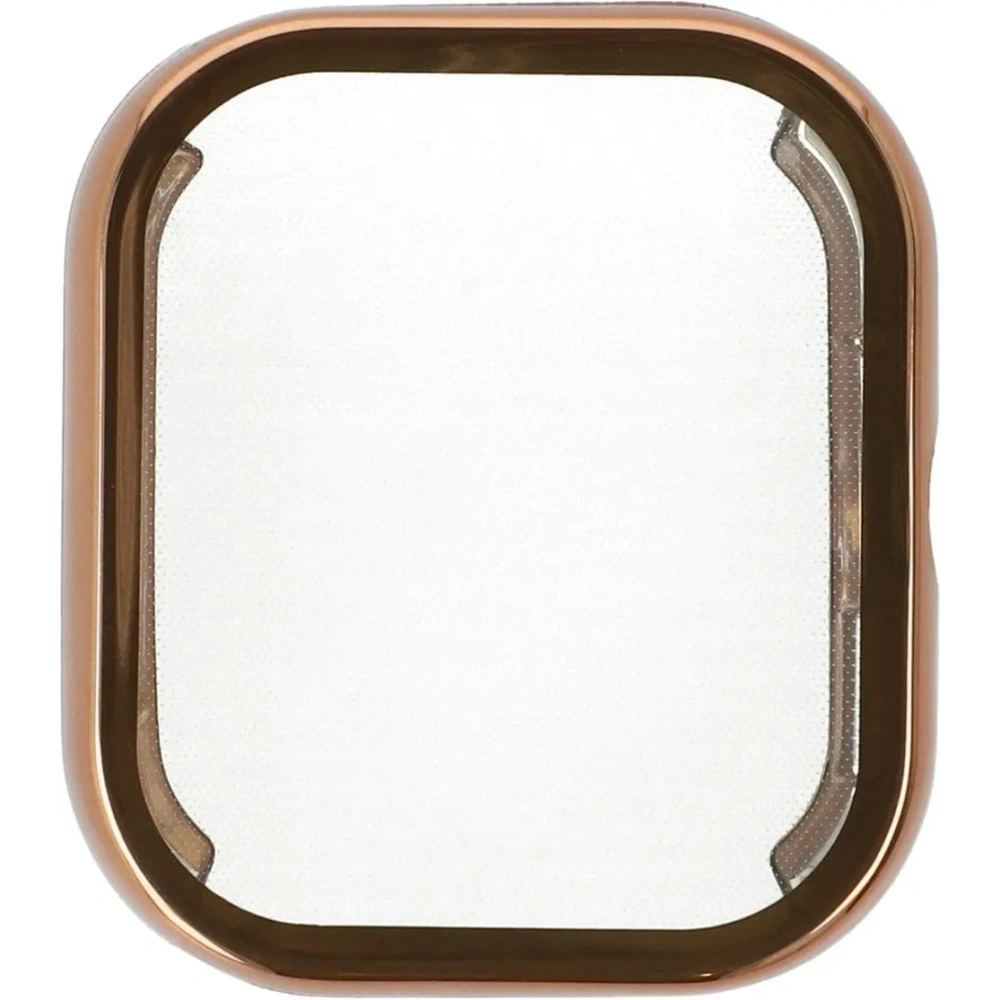 Etui z osłoną ekranu Bizon Case Watch Felipe do Xiaomi Redmi Watch 4 różowozłote