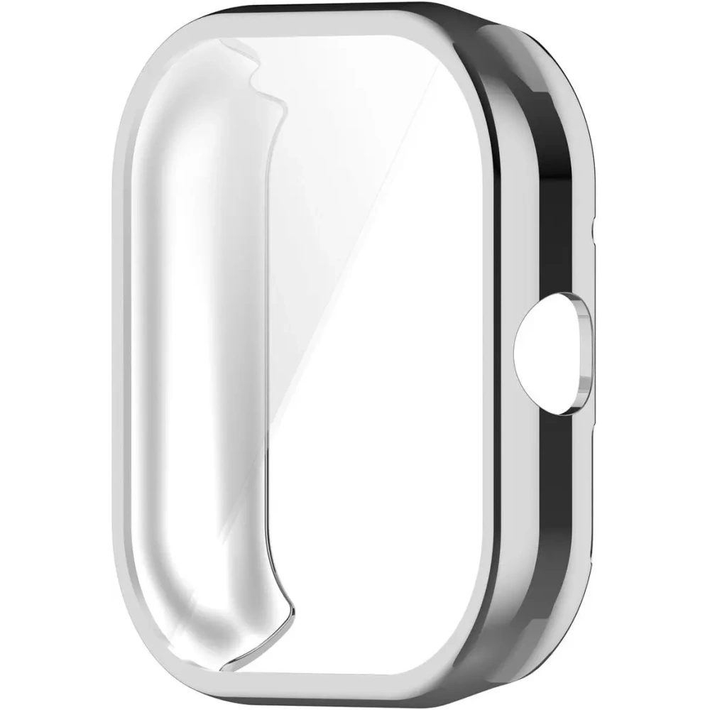 Etui z osłoną ekranu Bizon Case Watch Felipe do Xiaomi Redmi Watch 4 srebrne