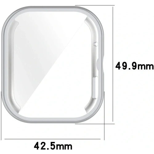 Kup Etui z osłoną ekranu Bizon Case Watch Felipe do Xiaomi Redmi Watch 4 srebrne - BIZ4384 - {ean13} - Sklep Home Screen