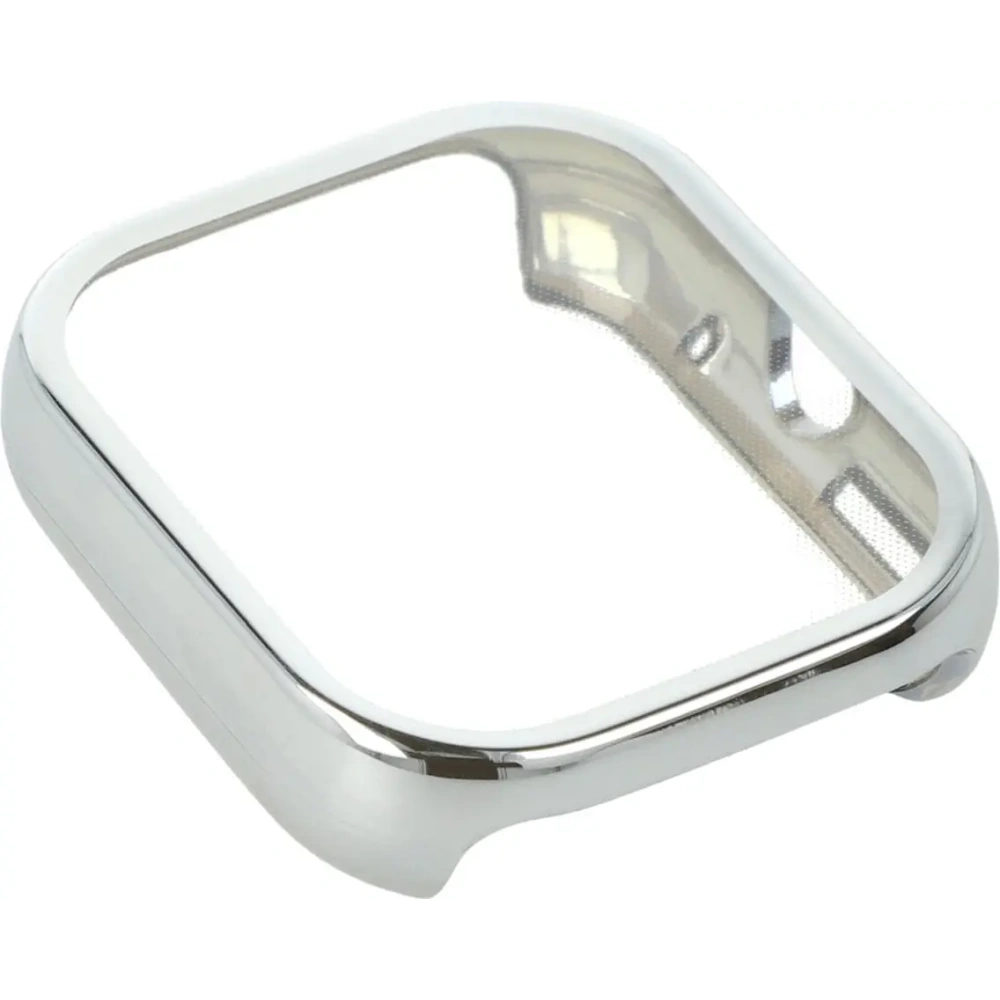 Etui z osłoną ekranu Bizon Case Watch Felipe do Xiaomi Redmi Watch 4 srebrne