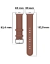 Kup Pasek Bizon Strap Watch Casual do Redmi Watch 4 / Xiaomi Smart Band 9 Pro / 8 Pro brązowy - BIZ4388 - {ean13} - Sklep Home Screen
