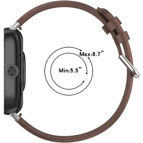 Kup Pasek Bizon Strap Watch Casual do Redmi Watch 4 / Xiaomi Smart Band 9 Pro / 8 Pro brązowy - BIZ4388 - {ean13} - Sklep Home Screen