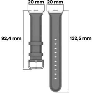 Buy Bizon Strap Watch Casual Redmi Watch 4 / Xiaomi Smart Band 9 Pro / 8 Pro grey - BIZ4389 - {ean13} - Home Screen Store Europe