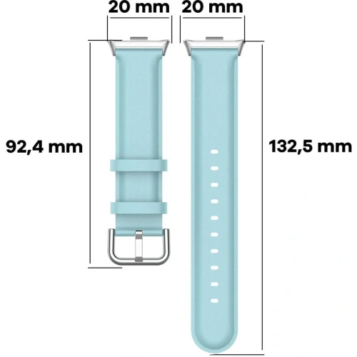 Kup Pasek Bizon Strap Watch Casual do Redmi Watch 4 / Xiaomi Smart Band 9 Pro / 8 Pro błękitny - BIZ4390 - {ean13} - Sklep Home Screen