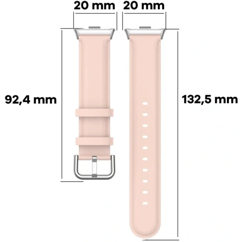 Kup Pasek Bizon Strap Watch Casual do Redmi Watch 4 / Xiaomi Smart Band 9 Pro / 8 Pro jasnoróżowy - BIZ4392 - {ean13} - Sklep Home Screen