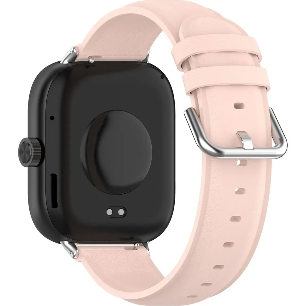 Pasek Bizon Strap Watch Casual do Redmi Watch 4 / Xiaomi Smart Band 9 Pro / 8 Pro jasnoróżowy