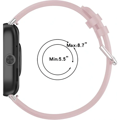 Kup Pasek Bizon Strap Watch Casual do Redmi Watch 4 / Xiaomi Smart Band 9 Pro / 8 Pro jasnoróżowy - BIZ4392 - {ean13} - Sklep Home Screen